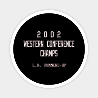 2002 Western Conference Champs - Sacramento Kings Magnet